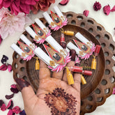 Return Gift Shree Balaji Decorative Sticker With Kumkum & Haldi-Set Of 6-RG339